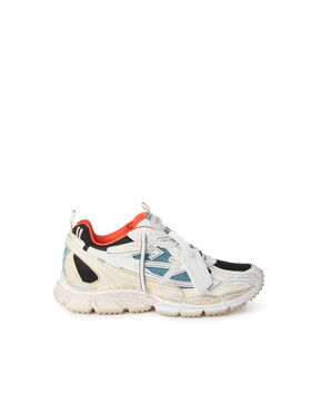 OFF WHITE Be Right Back Worn Out Sneakers NEO BLUE/WHITE OF05753430