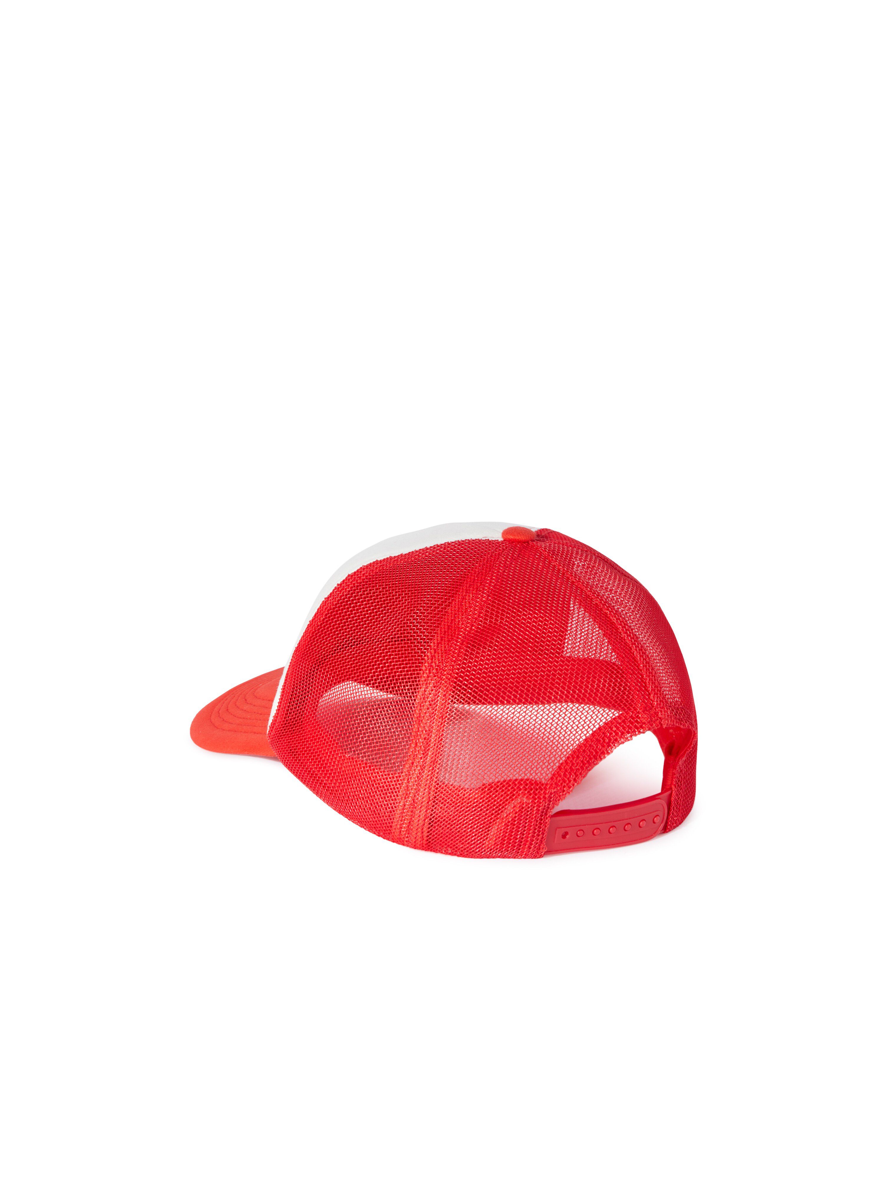 OFF WHITE Brick Red Arrow Trucker Hat RED OMLA04BS25FAB001