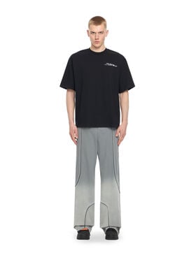 OFF WHITE Type Arrow Skate T-shirt BLACK 44MAA120S26J00K