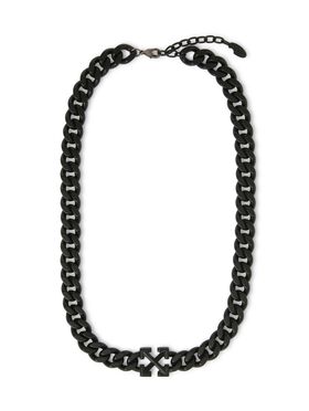 OFF WHITE Schwarze Kettenhalskette Mit Pfeil SCHWARZ OMOB15MC99MET001