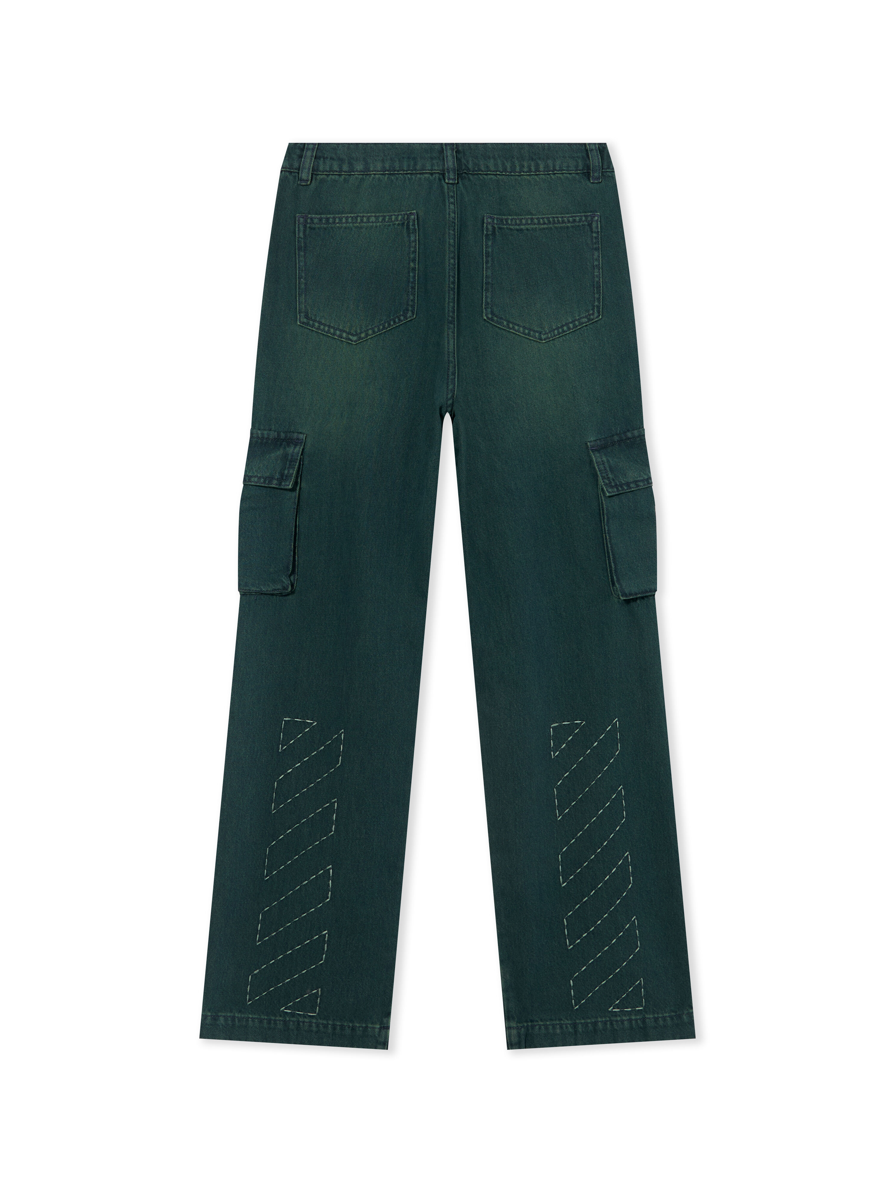 Stitch Diag Denim Cargo Pant OFF WHITE Stitch Diag Denim Cargo Pant PINE GROVE 44BYB002F26D002