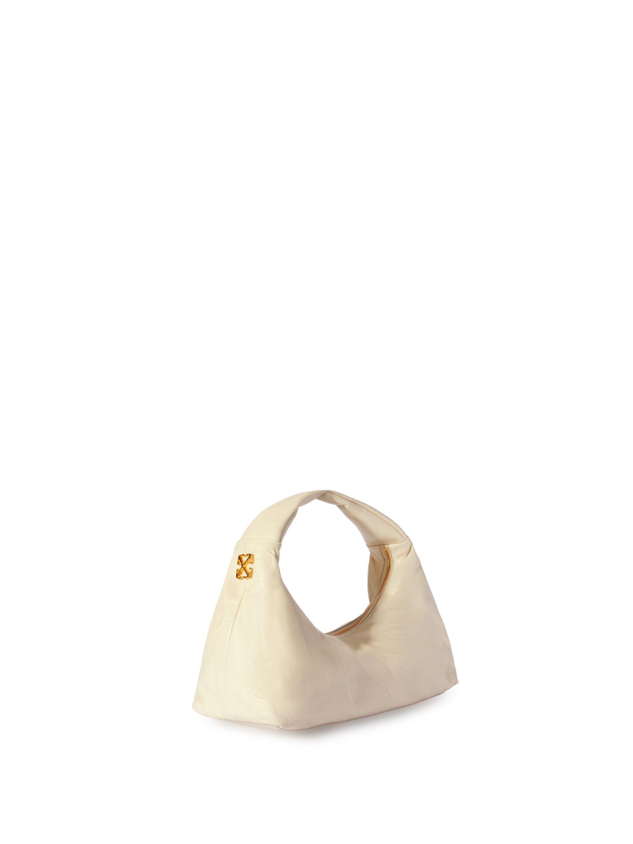 OFF WHITE White Jumbo Arcade Shoulder Bag NEUTRALS OWNN189C99LEA001