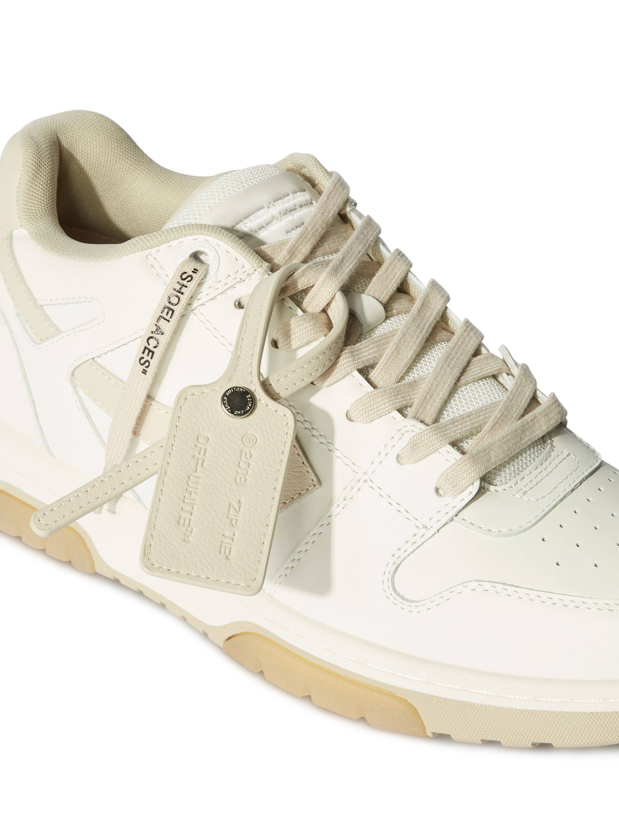OFF WHITE Out Of Office Calf Leather WHITE OMIA189C99LEA004