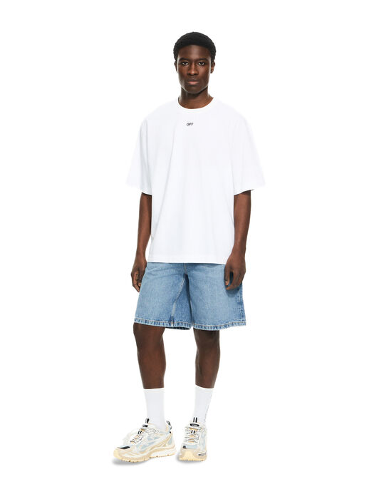 OFF WHITE 3D Spray Arrow Skate T-shirt WHITE 44MAA120S26J00I