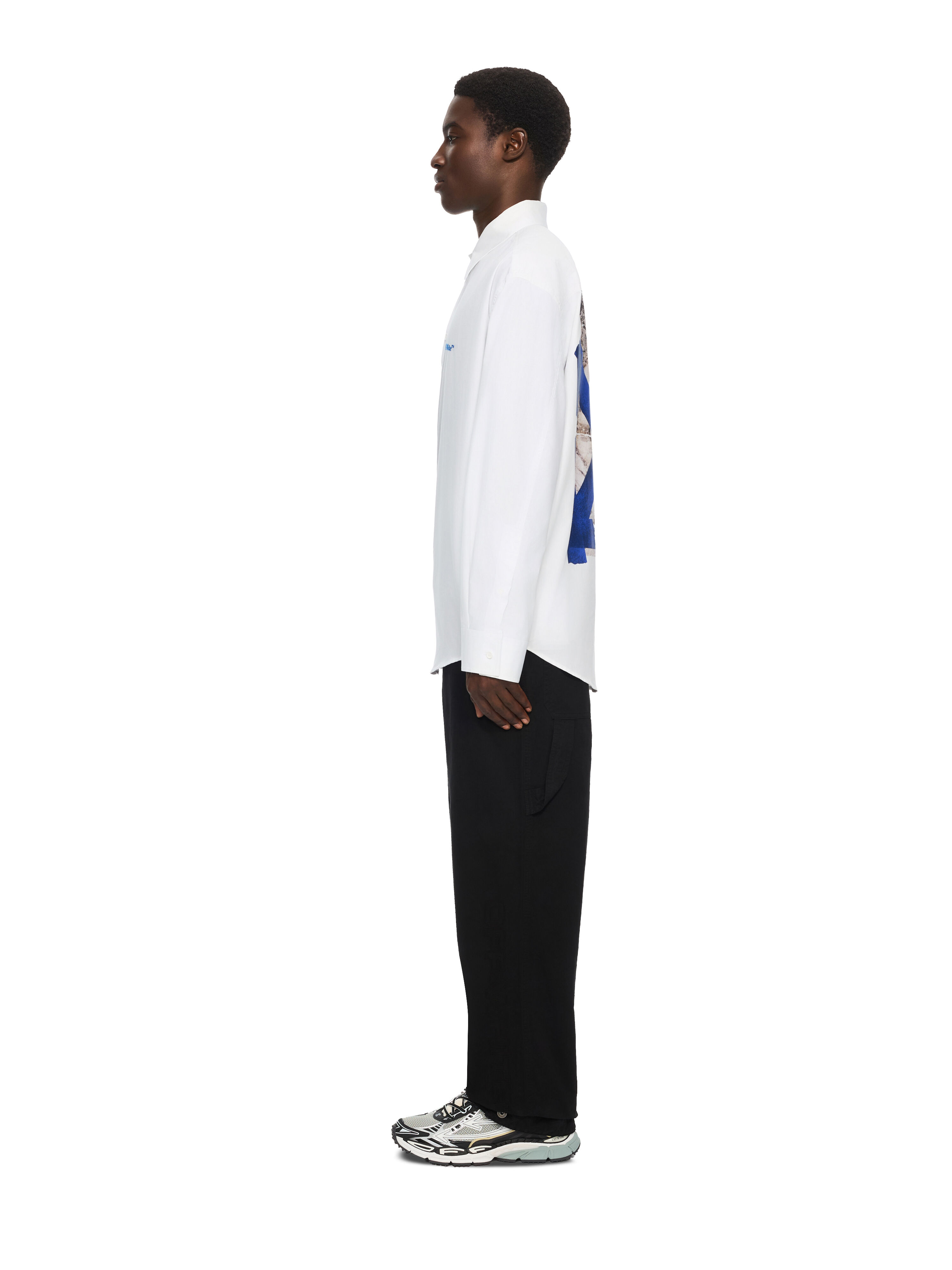 Bacco Arrow Poplin Overshirt OFF WHITE Bacco Arrow Poplin Overshirt WHITE 44MGE055F26F002