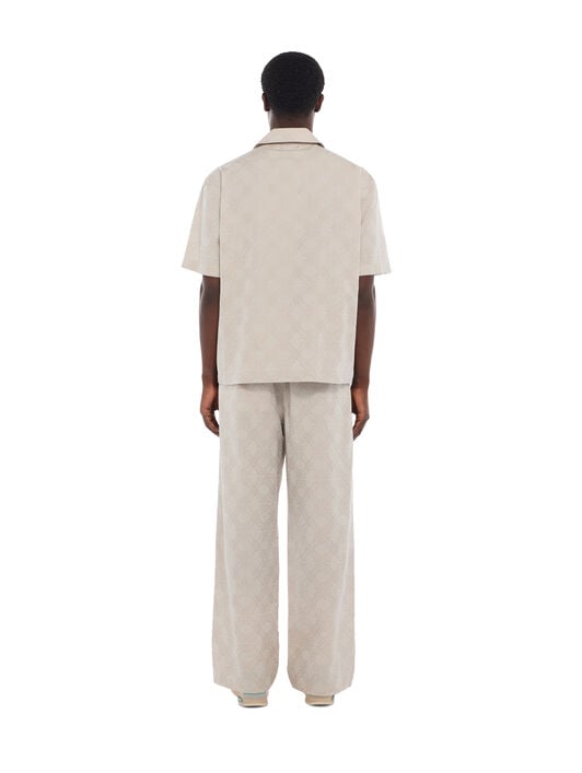 Camicia Bowling Arrow Monogram OFF WHITE Camicia Bowling Arrow Monogram STRING 44MGG01QF26F004