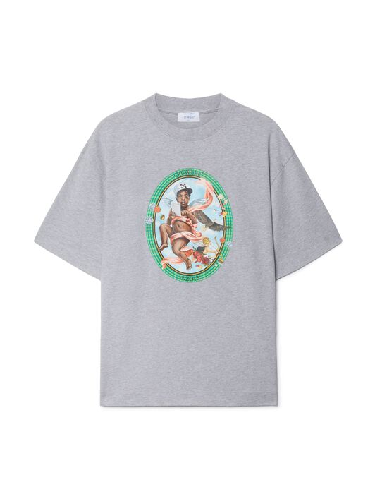 OFF WHITE Gray Fresco T-Shirt GREY OMAA120S25JER002