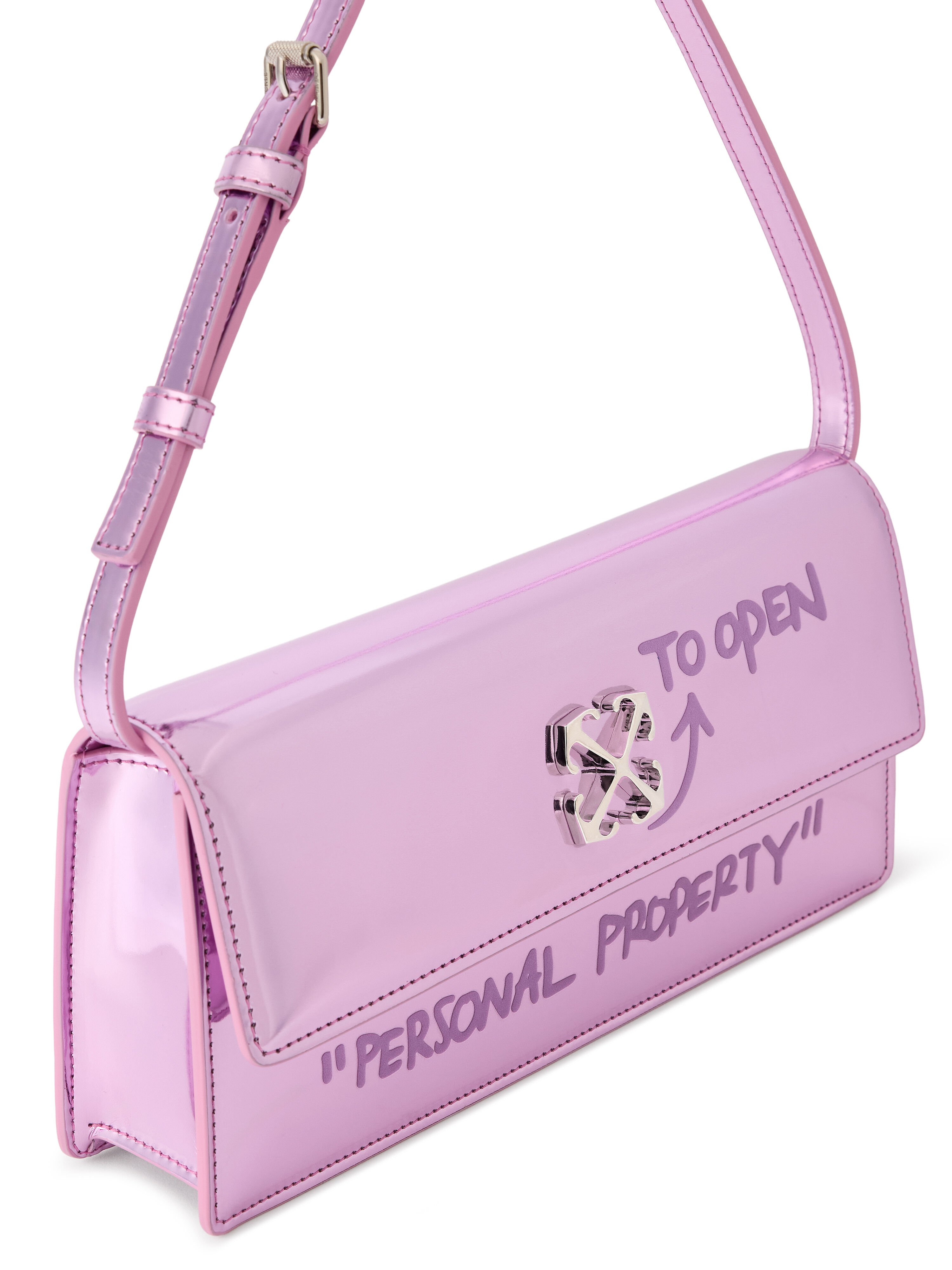 OFF WHITE Jitney 1.0 Shoulder Bag FUCHSIA - FUCHSIA OWNN172F25FAB002