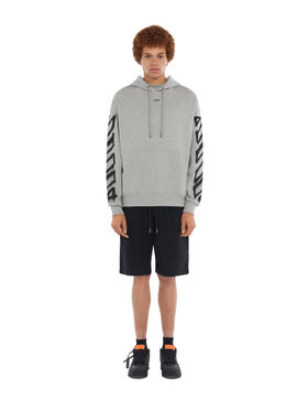 OFF WHITE Spray Can Arrow Skate Hoodie LIGHT HEATHER GREY 44MBB085F5001