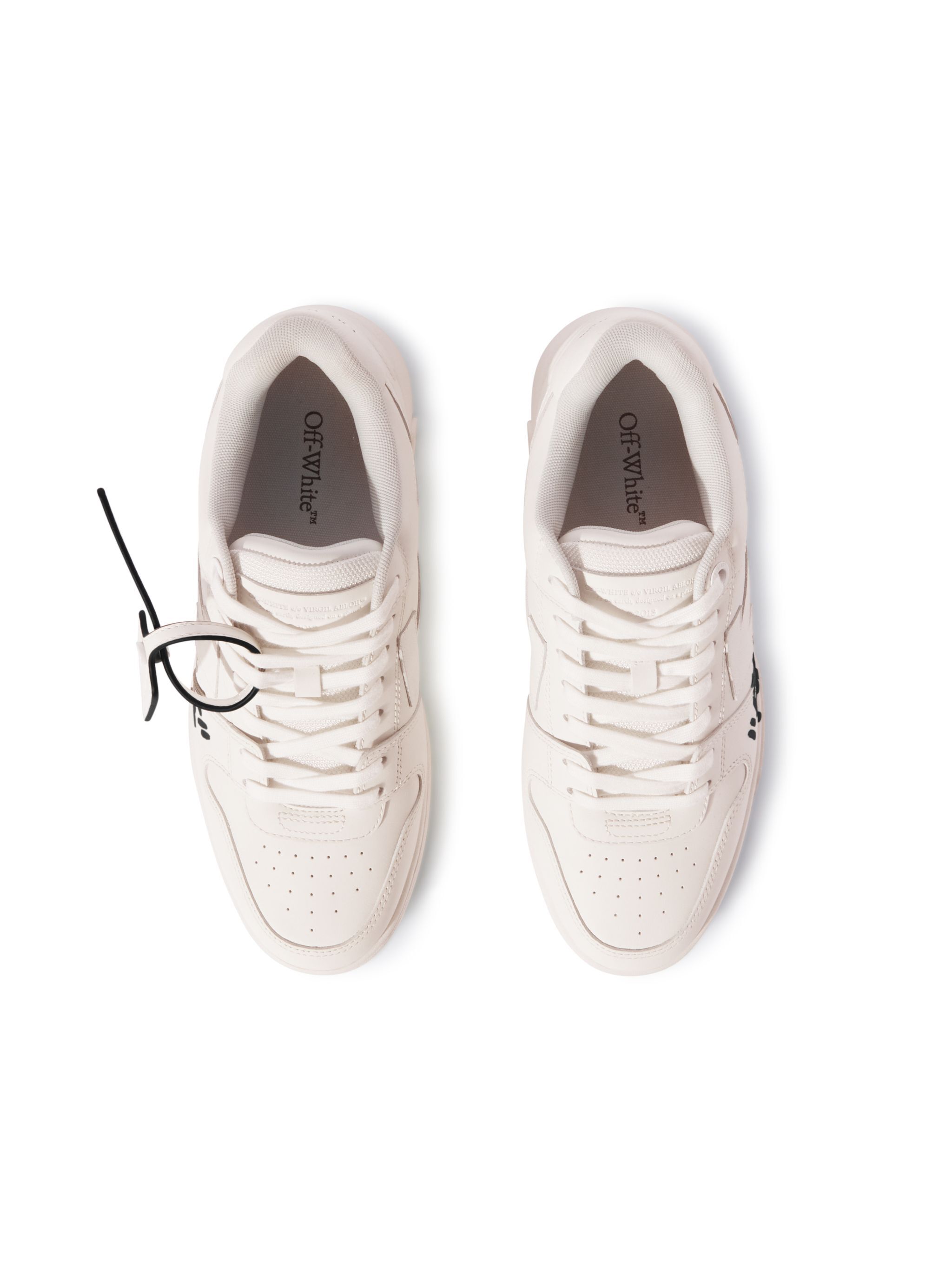 OFF WHITE White/Black Out Of Office "For Walking" WHITE OMIA189C99LEA012