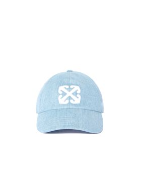 OFF WHITE Arrow Denim Baseball Cap Light Blue - White WHITE OWRB133C99LEA001