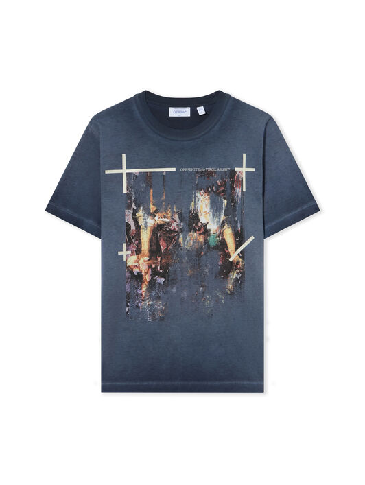 Ripped Narciso T-Shirt OFF WHITE Ripped Narciso T-Shirt CLOUD BLU GRAPHITE 44MAA16MF26J00K