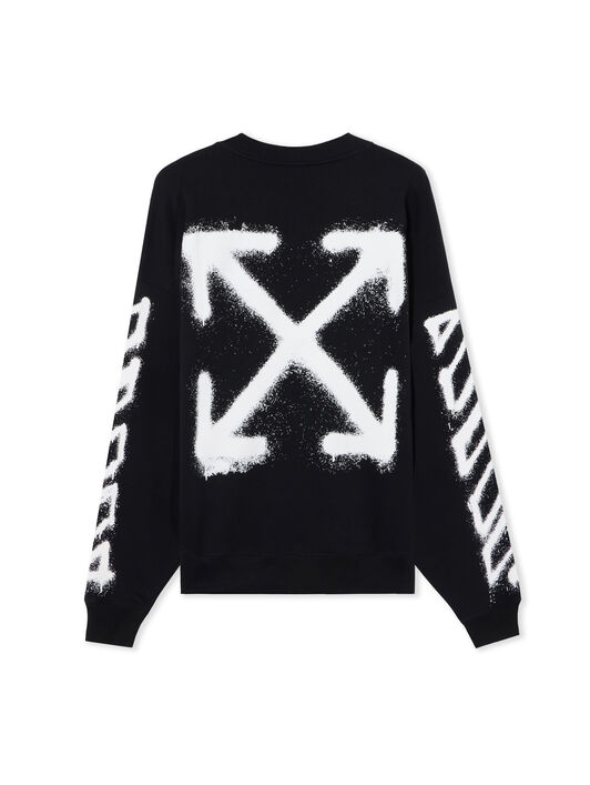 OFF WHITE Spray Can Arrow Skate Sweatshirt BLACK 44MBA054F5001