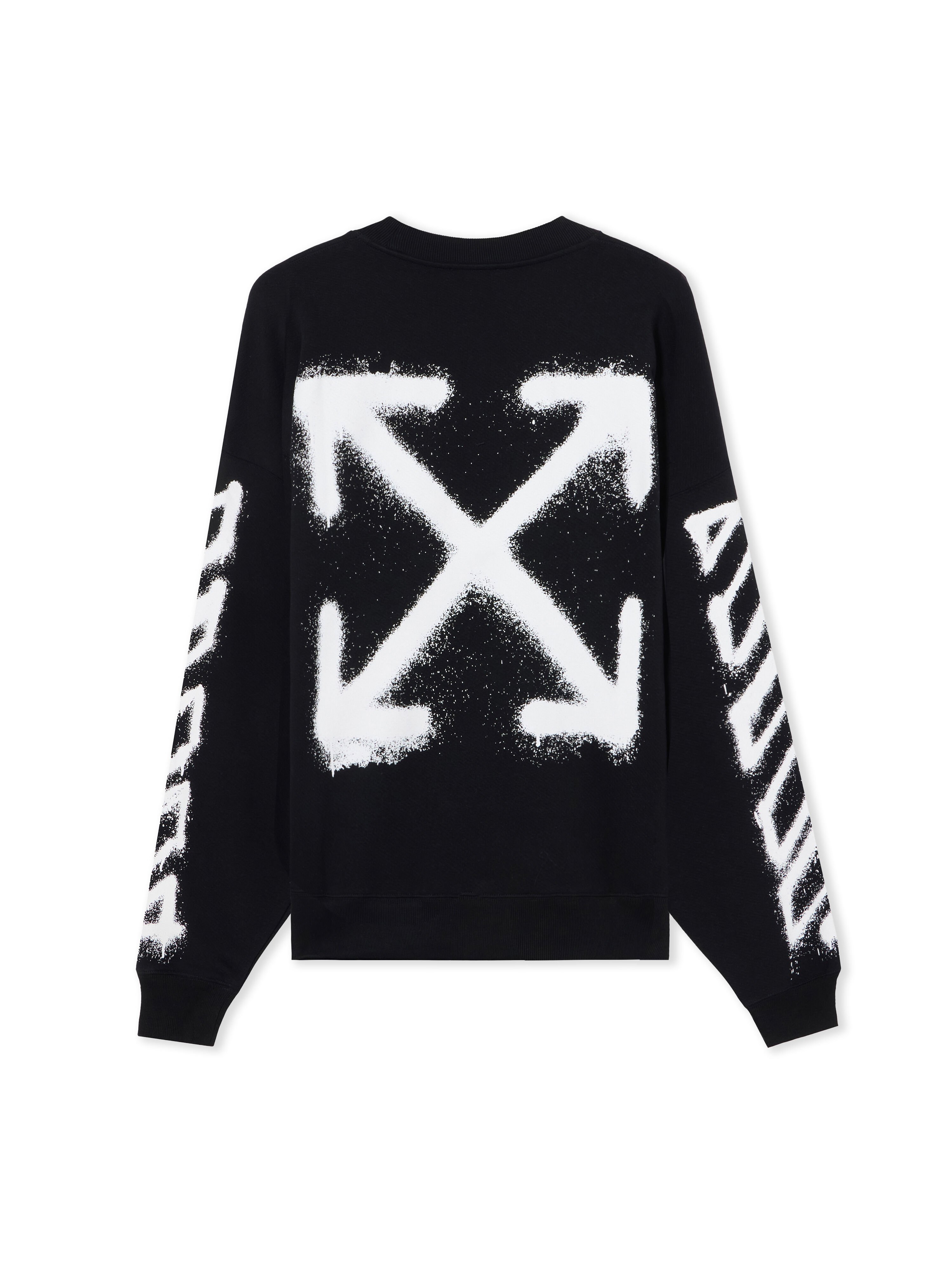 OFF WHITE Spray Can Arrow Skate Sweatshirt BLACK 44MBA054F5001