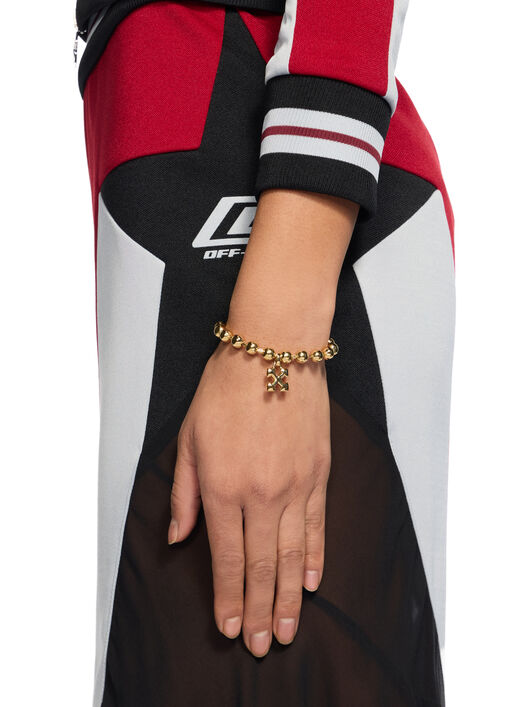 OFF WHITE Arrow Ballchain Bracelet GOLD - GOLD OWOA12TF25MET001