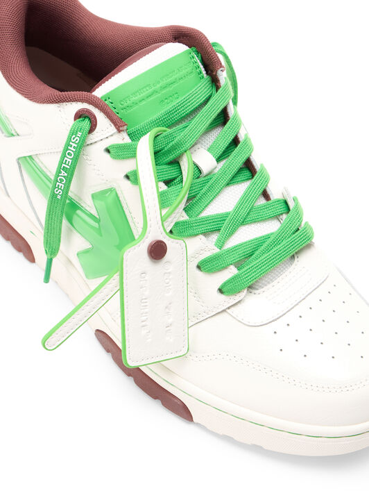 OFF WHITE Sneakers Out Of Office Bubble Arrow WHITE - LIGHT GREEN OMIA189S26LEA009