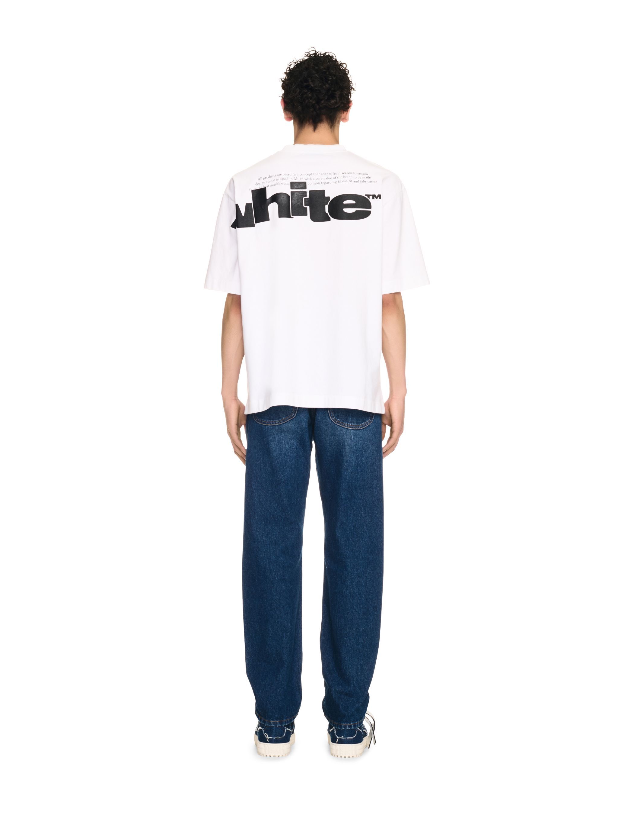 SCRIPT TAPERED JEANS in BLUE for Men | Off-White™