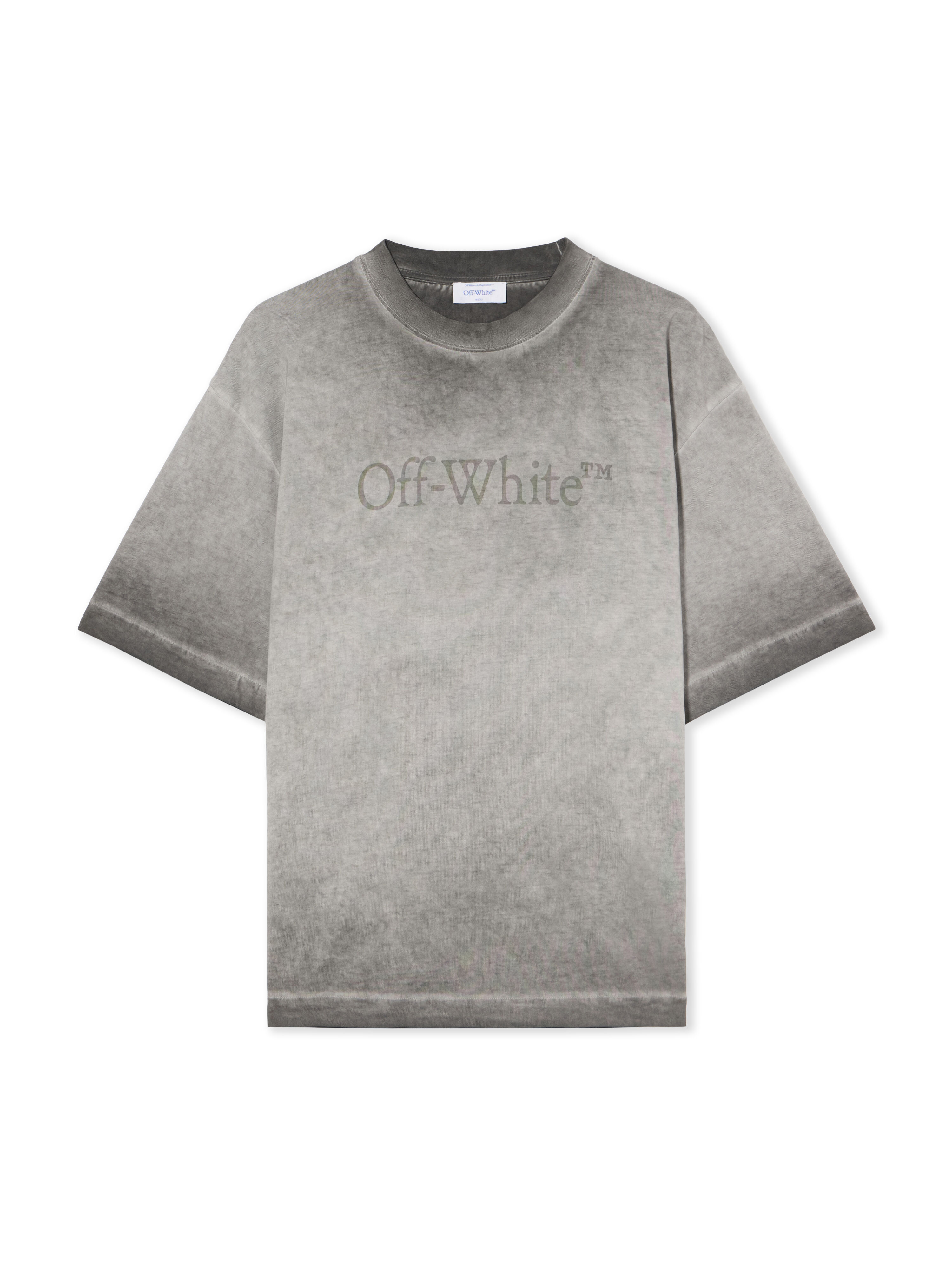 OFF WHITE Laundry Skate Logo Tee DEGRADÉ BLACK - DEGRADÉ BLACK OMAA120F25JER00Q