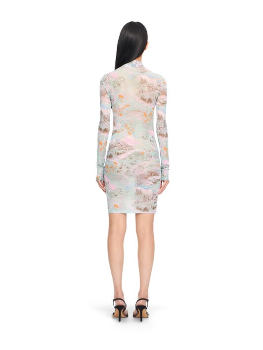 Abito Light Jersey Stampato OFF WHITE Abito Light Jersey Stampato Storytelling-Persimmon Orange 2DB55TS26JER001