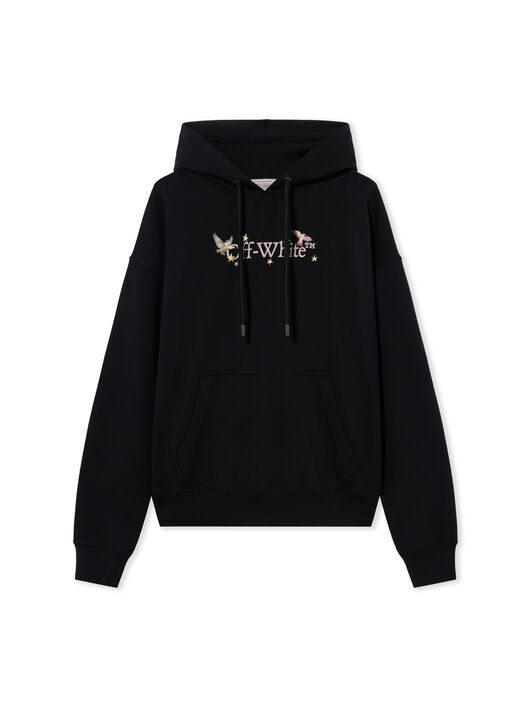 OFF WHITE Dream Arrow Skate Hoodie Uni Black Mayfly 29E00297T