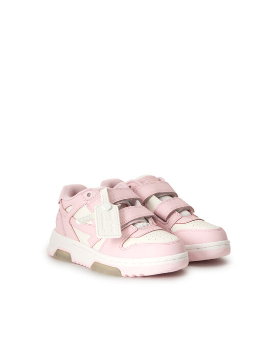 OFF WHITE Strap Out Of Office Sneakers WHITE - SOFT PINK OGIA005S26LEA001