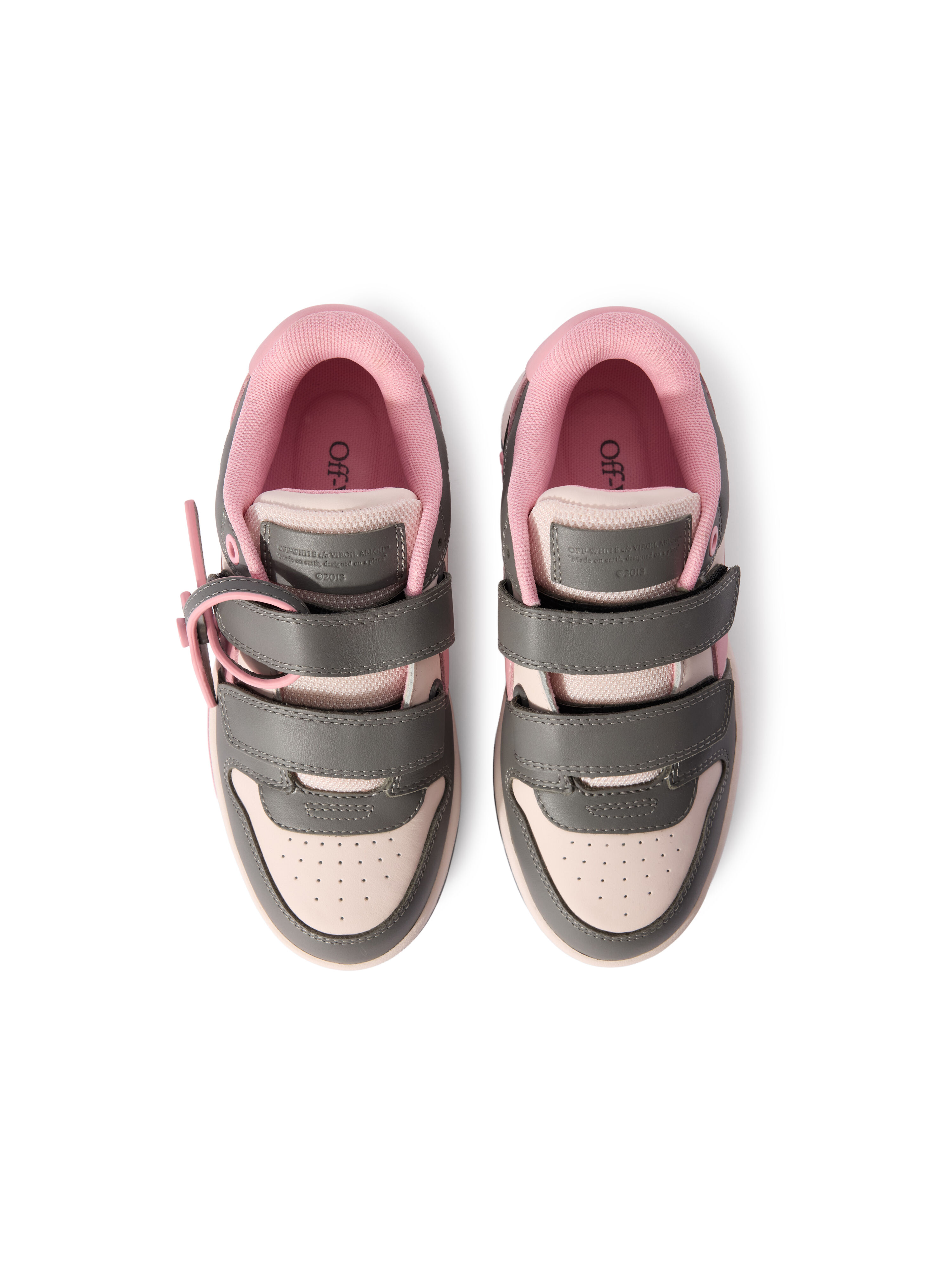 OFF WHITE Out of Office Sneakers PINK - GREY OGIA005F25LEA001