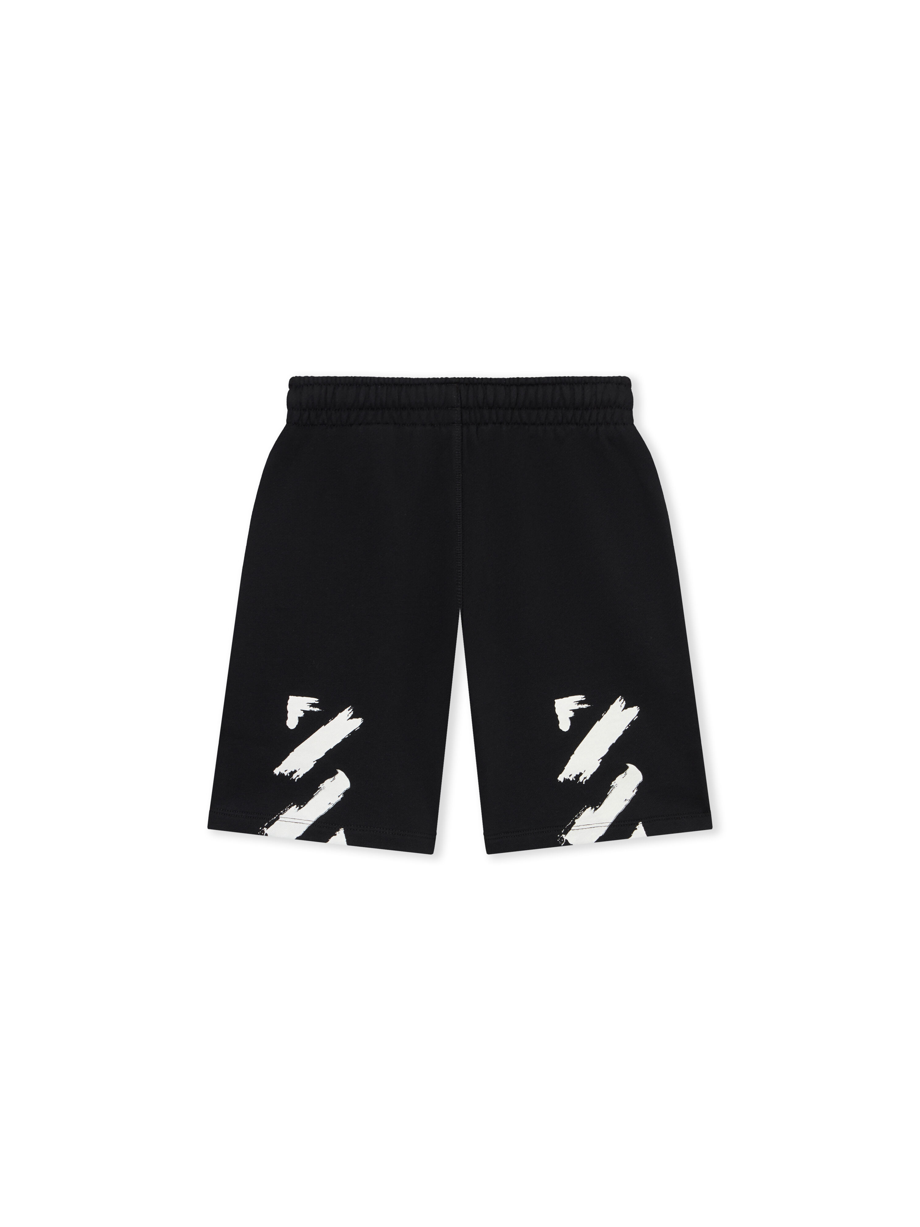OFF WHITE Diag Paint Sweatshort BLACK 44BCI001S26F003