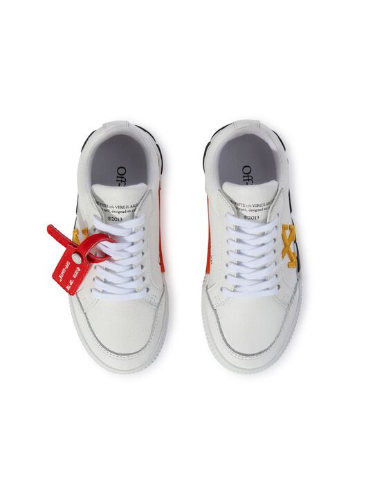 OFF WHITE Vulcanized Leather White/Ocher Yellow WHITE OGIA001S25LEA001