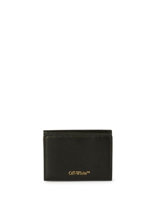 OFF WHITE Jitney Mini Compact Wallet BLACK OWNC060F23LEA001