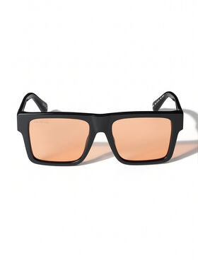 OFF WHITE Lawton Orange Lens Sunglasses Black w/Orange lens OW10703154
