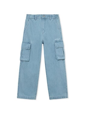 OFF WHITE Diag Sketch Denim Cargo Pant MEDIUM BLUE 44BYB002S26D001