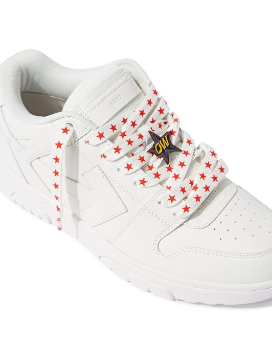 OFF WHITE White/Red Star Laces WHITE OMZJ001T25MAT001