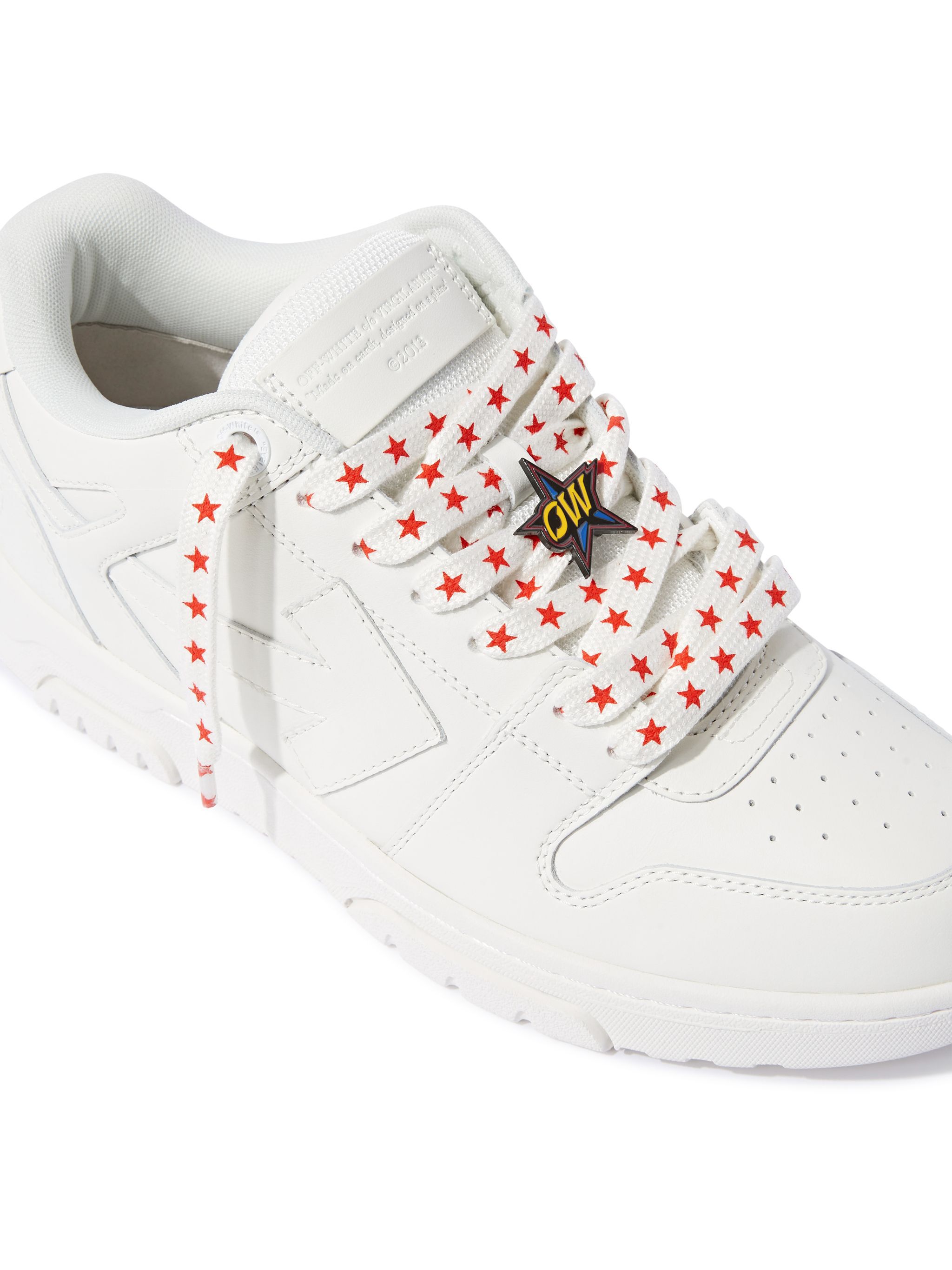OFF WHITE White/Red Star Laces WHITE OMZJ001T25MAT001
