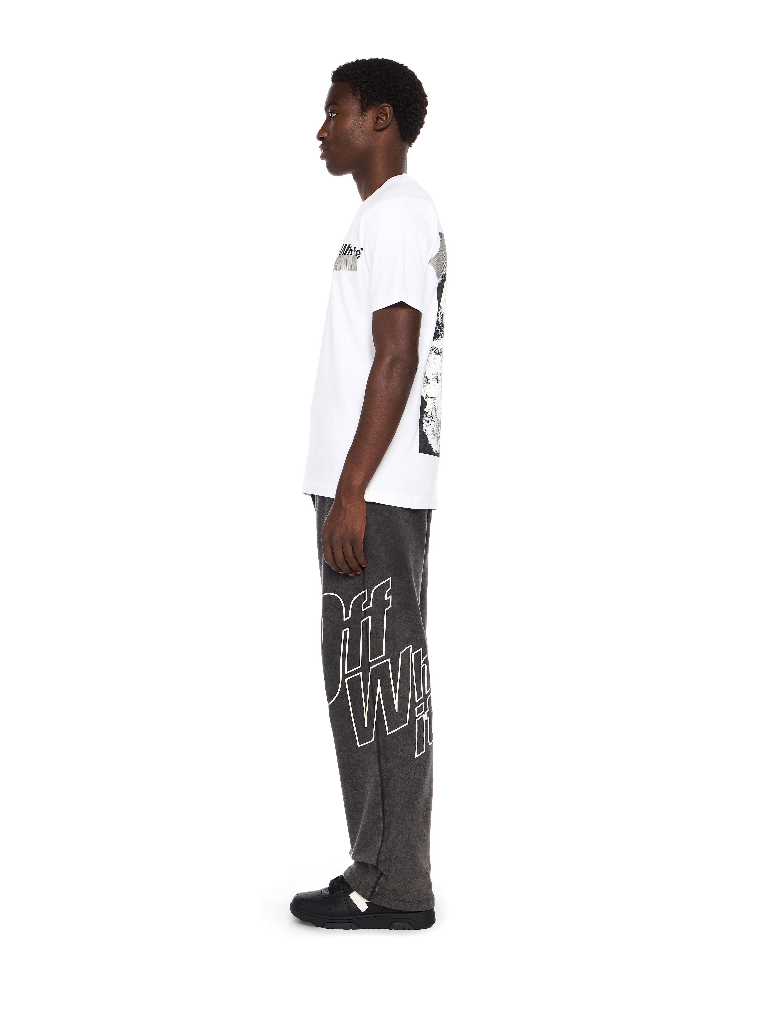 OFF WHITE Cupid Tape Slim T-Shirt WHITE OMAA027F25JER00B