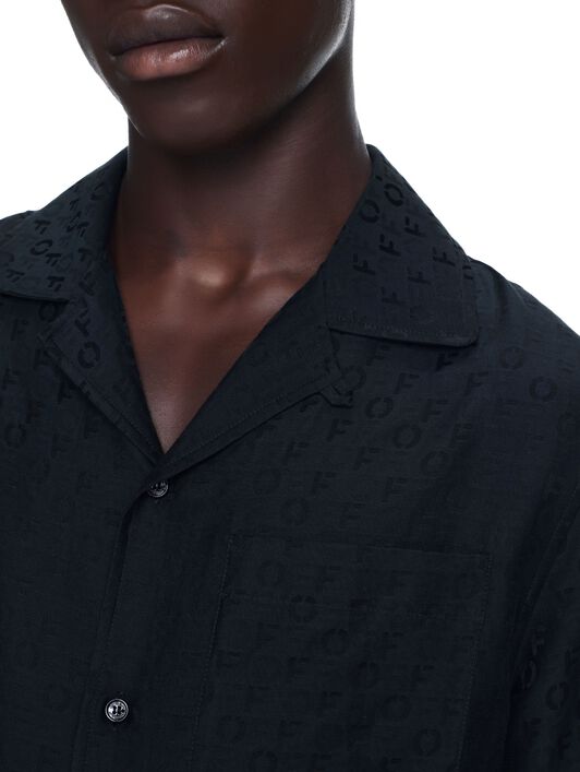 Off Jacquard Seide Holiday OFF WHITE Off Jacquard Seide Holiday SCHWARZ OMGG004F23FAB001