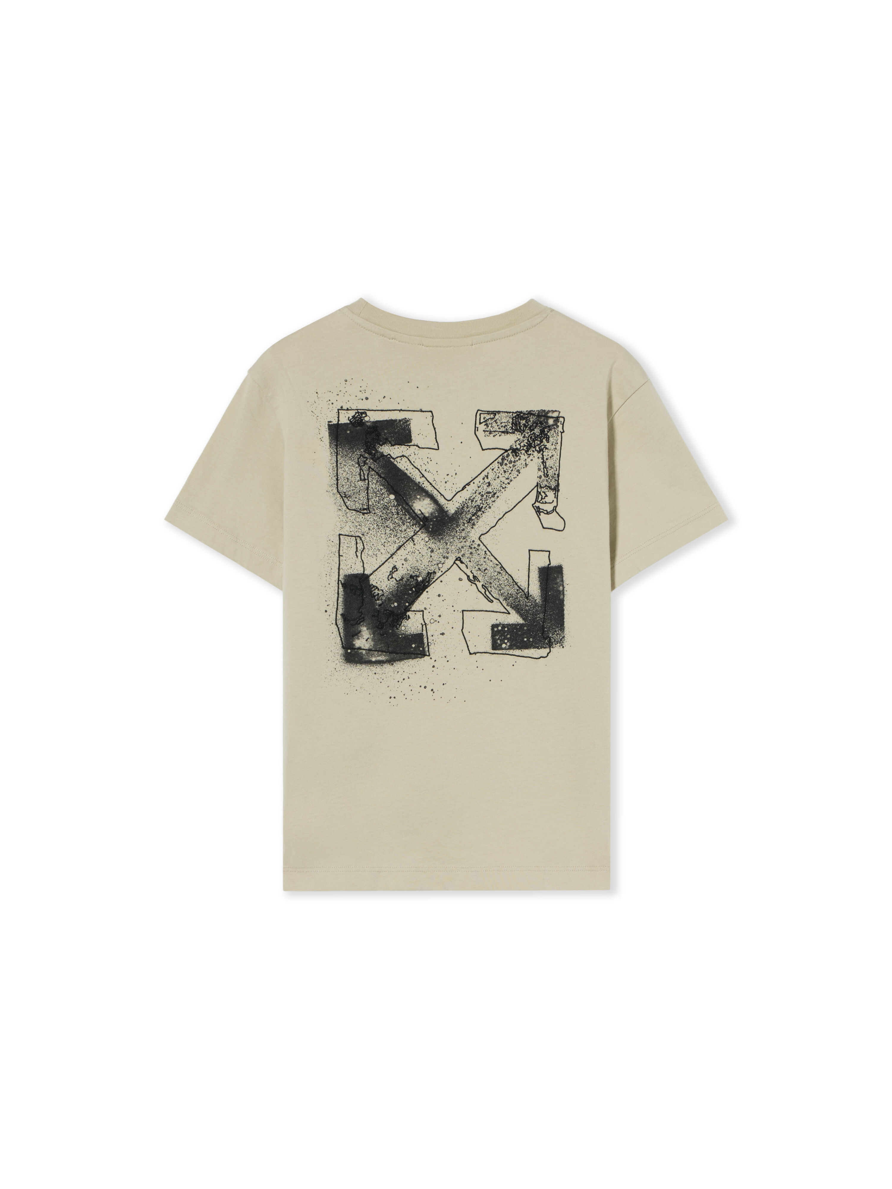 OFF WHITE Spray Arrow Short Sleeve T-Shirt ABBEY STONE 44BAA002F26J00E