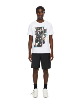 OFF WHITE Tape Mercy Regular T-Shirt WHITE 44MAA16MF26J00I