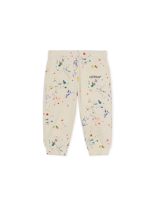 Splat Sweat Logo Pants OFF WHITE Splat Sweat Logo Pants LIGHT GREY - MULTICOLOR OBXD001F25FLE002