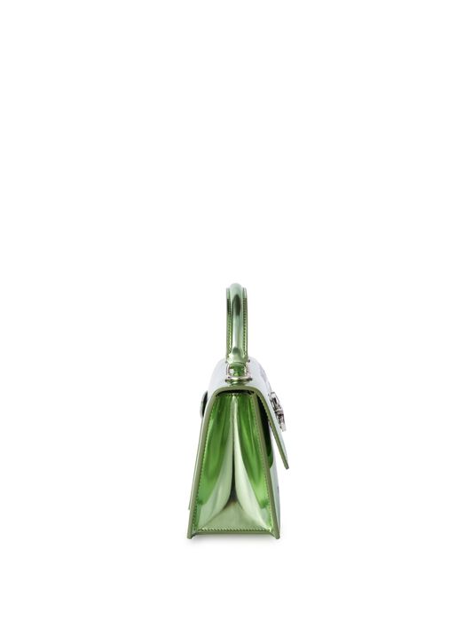 OFF WHITE Green Jitney 1.4 Quote Top Handle Bag GREEN OWNP062S25FAB001