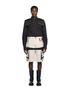 OFF WHITE Sporty Ow Nyl Cargo Short OFF WHITE - CHILI PEPPER OMCS007W25FAB001