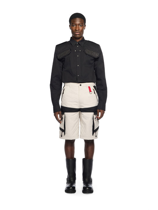 OFF WHITE Sporty Ow Nyl Cargo Short OFF WHITE - CHILI PEPPER OMCS007W25FAB001