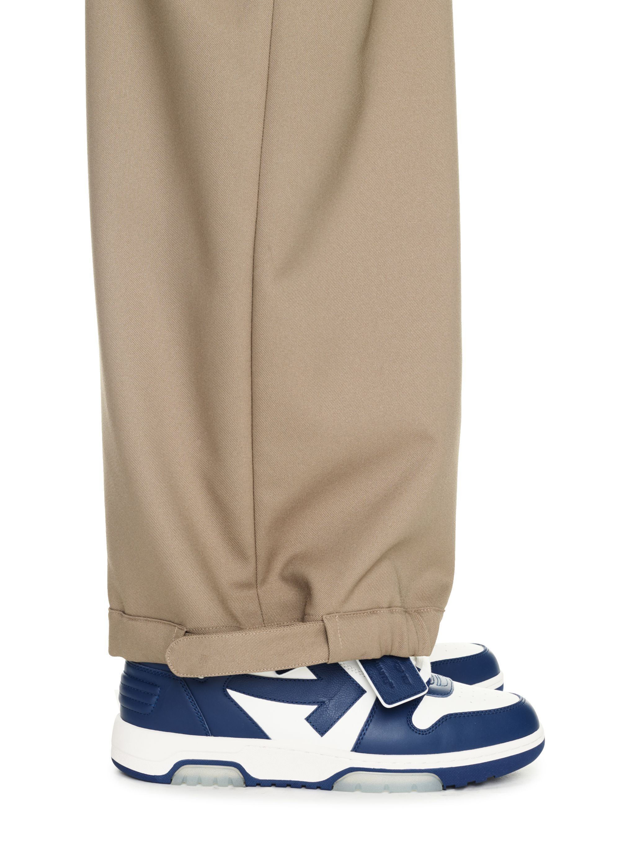 OFF WHITE Out Of Office Calf Leather BLUE OMIA189C99LEA007