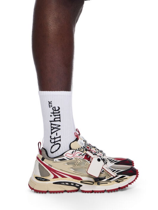 Be Right Back Sneakers OFF WHITE Be Right Back Sneakers SAND - RED OMIA295F25FAB005