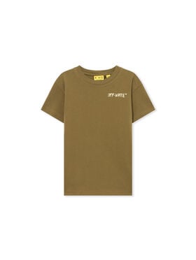 OFF WHITE Arrow Sketch Tee S/S MARTINI OLIVE 44BAA002S26J005