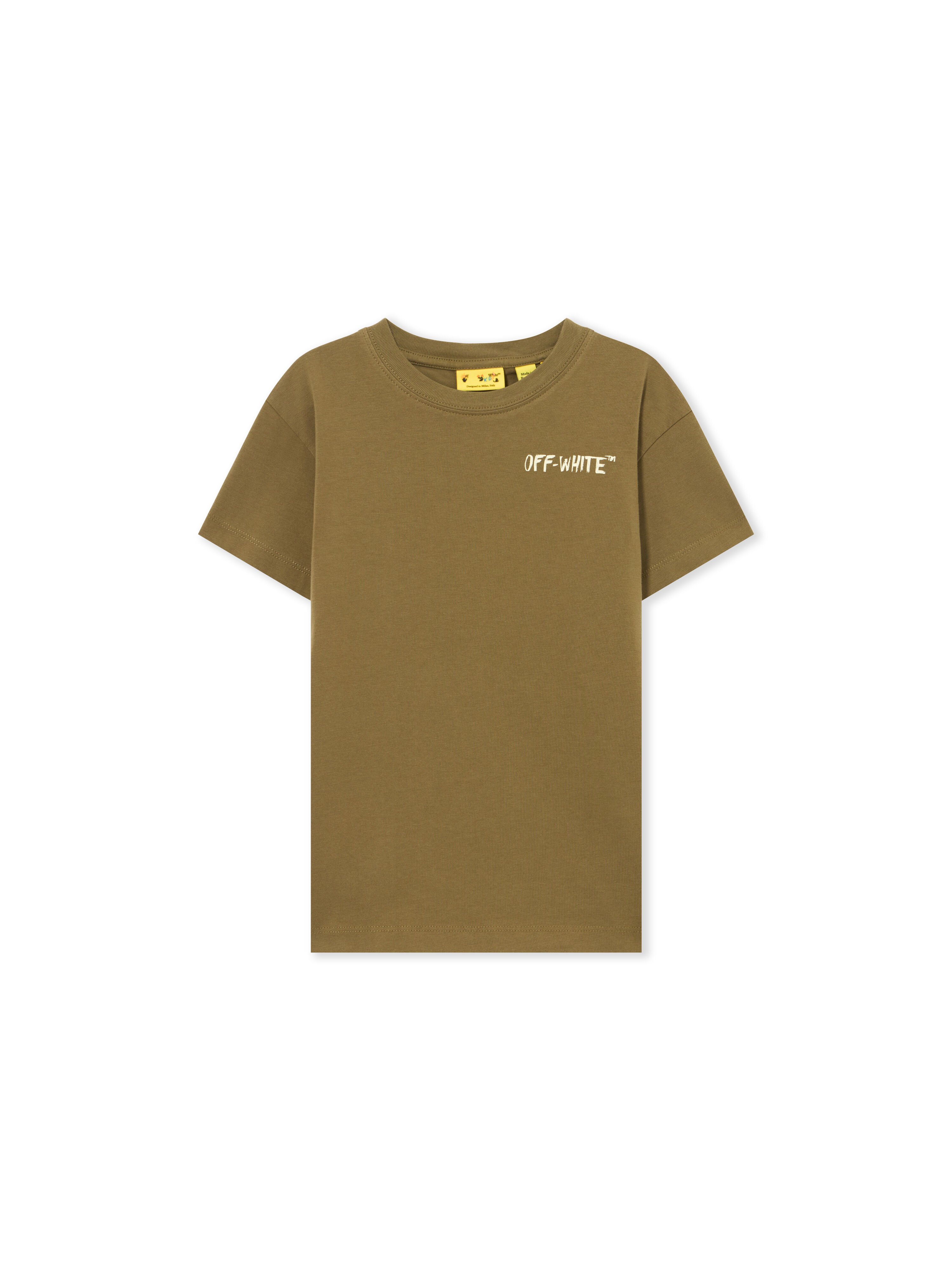 OFF WHITE Arrow Sketch Tee S/S MARTINI OLIVE 44BAA002S26J005