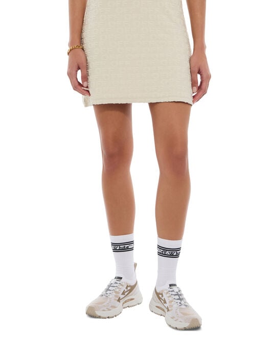 Be Right Back Knit Sneakers OFF WHITE Be Right Back Knit Sneakers WHITE/BRONZE OF05756210
