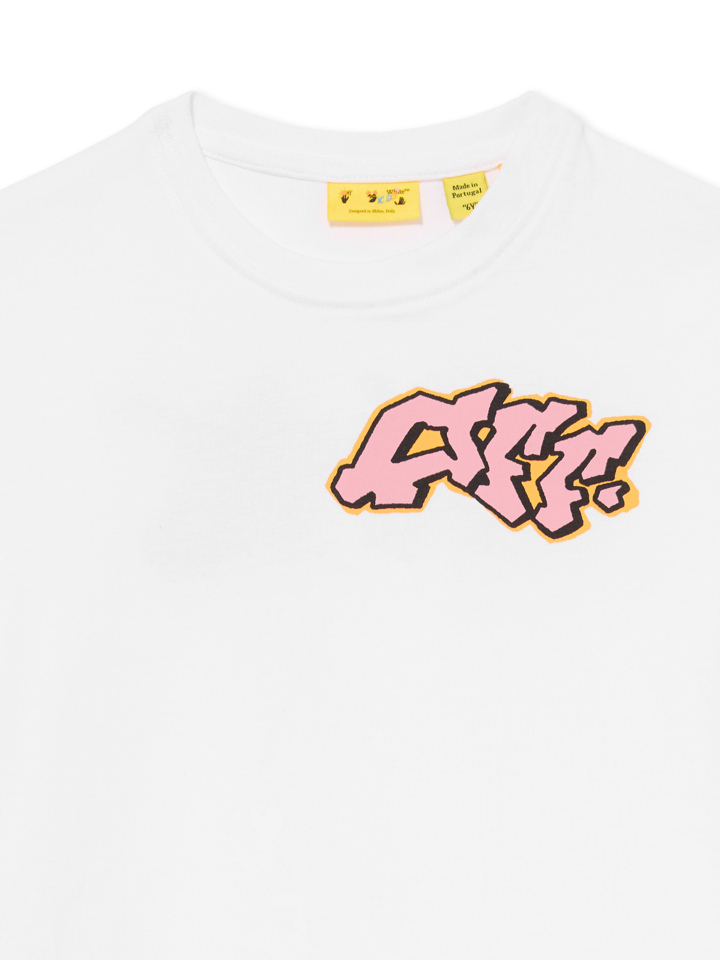 Graffiti Short Sleeve T-Shirt OFF WHITE Graffiti Short Sleeve T-Shirt WHITE 44GAA001F26J004