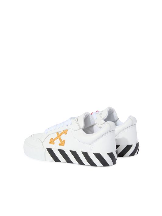 OFF WHITE Vulcanized Leather White/Ocher Yellow  OBIA003S25LEA001