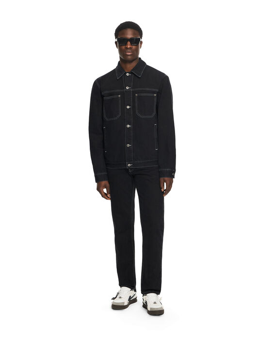 OFF WHITE Half Arrow Denim Skate Jacket STONE RAW BLACK 44MYE09QS26D001