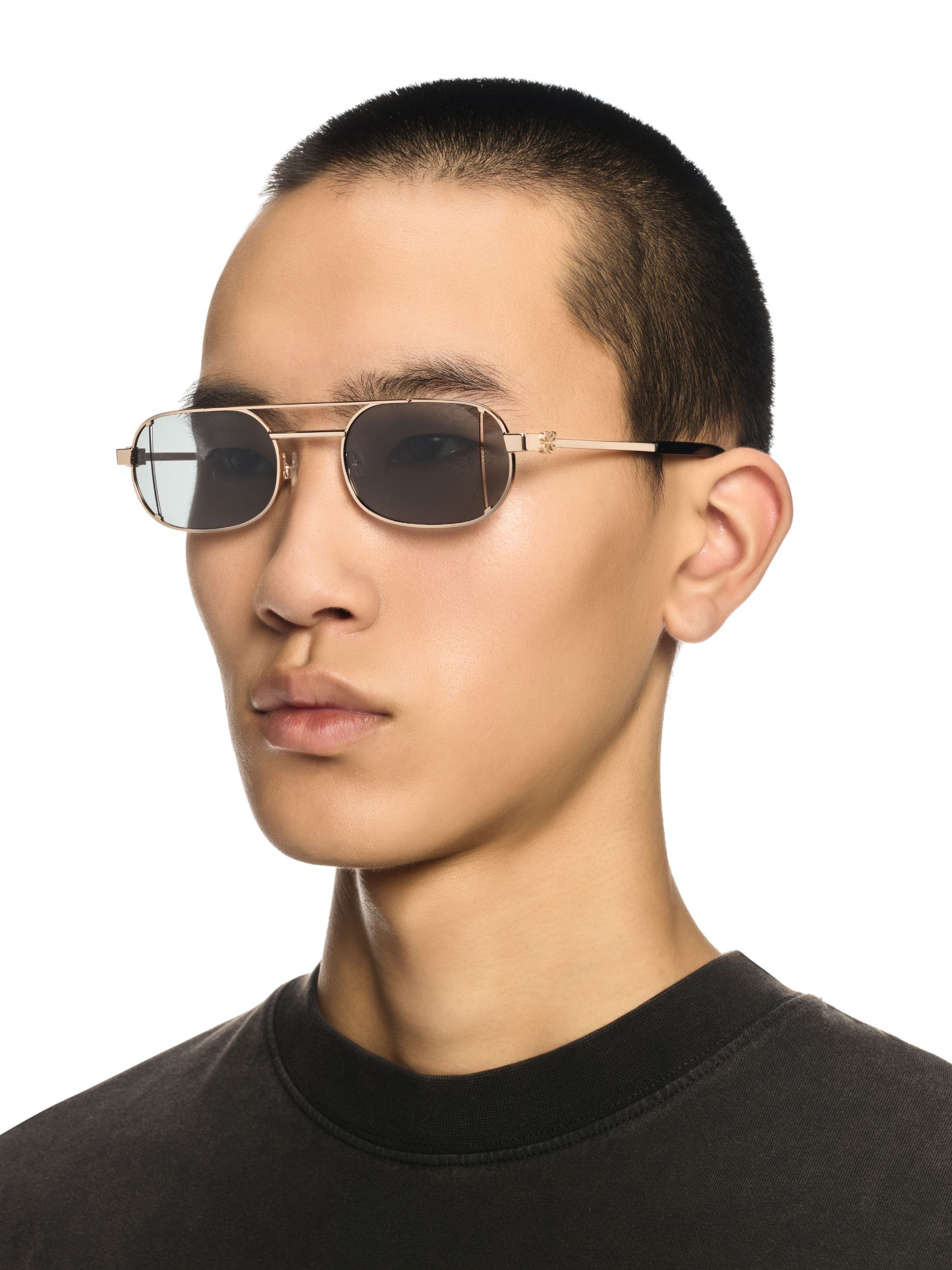 OFF WHITE Lynn Sunglasses GOLD OERI14HS25MET001